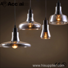 Brokis Shadows Solo Suspension Creative Glass Chandelier Smoke gray pendant Vintage Industrial Light