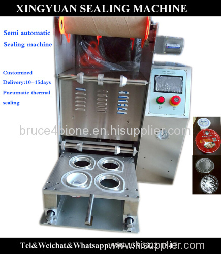 Plastic Cup Sealing Machine semi automatic model