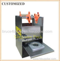 Manual pressure Electric driven only Food Tray Sealing Machine