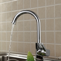 FUAO Single Handle UPC Zinc Kitchen Mixer Faucet