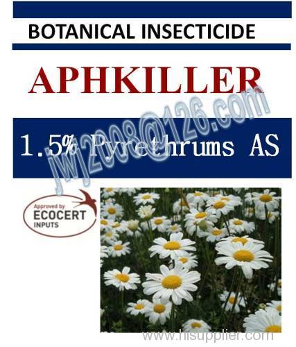 natural biopesticide 1.5% Pyrethrins AS organic insecticide