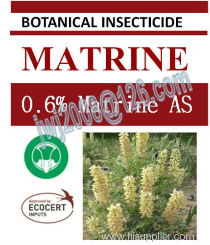 organic pesticide 0.6% Matrine AS botanic insecticide