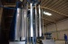 Vertical powder coating plant