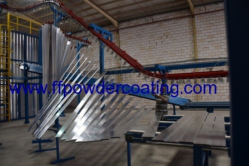 Vertical aluminum coating line