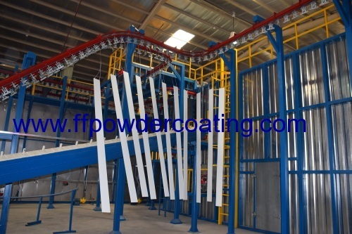 Vertical aluminum coating line