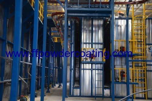Vertical aluminum coating line