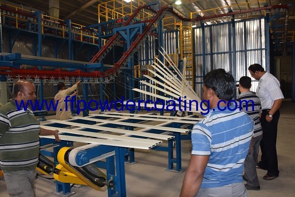 Saudi Arabia vertical coating production lines running smoothly and put into production