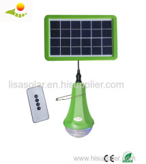 2016 New solar home light kit with solar panel and led bulb solar lamp