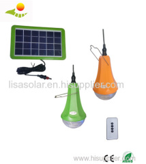 2016 New solar home light kit with solar panel and led bulb solar lamp