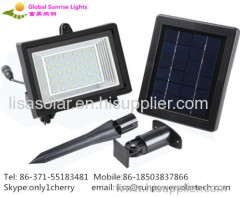 colorful outdoor solar flood light CE ROHS