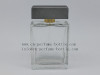 100ml cosmetic packaging in square erfume bottle with metal cap