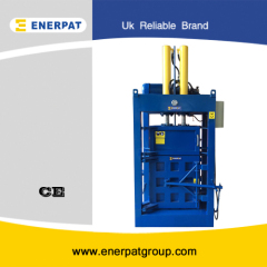 Vertical used clothing baler