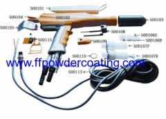 powder coating system for powder spray