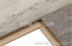 Grey color V groove 8mm HDF AC3 laminate wooden floor