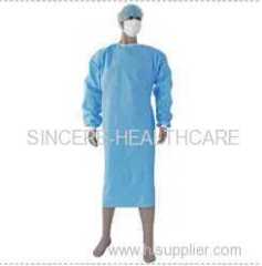 Nonwoven disposable sterile gown