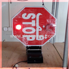 School Bus Electric Stop Arm with Led sign