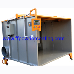 Power coating spray booth