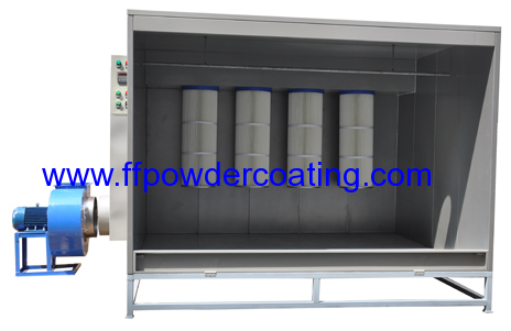 powder paint coating cabinet