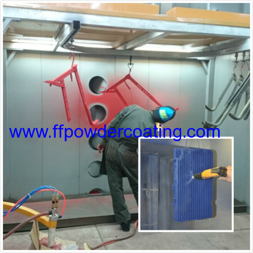 Powder Coating Booth System with Cyclone