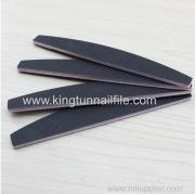 high quality black halfmoon nail file 100/180