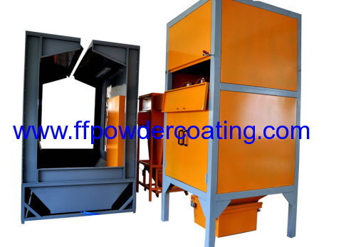 Electrostatic powder spray booth