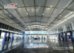 Aluminum Frame Double Decker Tents With Glass Wall System For Sales