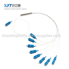 Bare Fiber Optical PLC Splitter with SC/APC