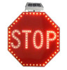 led Flash Warning solar light solar traffic stop sign