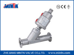 MINTN Pneumatic Angle Seat Valve stainless steel