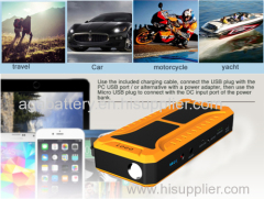 12V Multifunction emergency portable mini car jump starter battery power bank