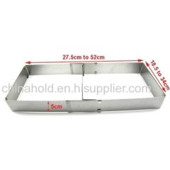stainless steel round adjustable cake slicer ring cake mold cake ring