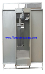 double-station spray powder coating booth