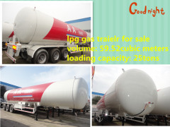 25 metric tons bulk lpg gas trailer for sale