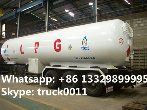 factory sale 20 metric tons bulk lpg gas trailer