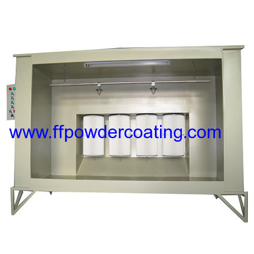 powder coated spray booth