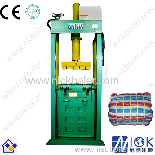 double chamber used clothes baling machine