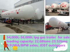 factory direct sale 54000L road transported lpg gas tank