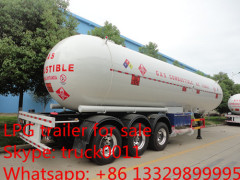hot sale 56000L 23.5tons bulk lpg gas tank trailer