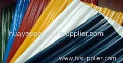 Colored Corrugated Steel Roofing