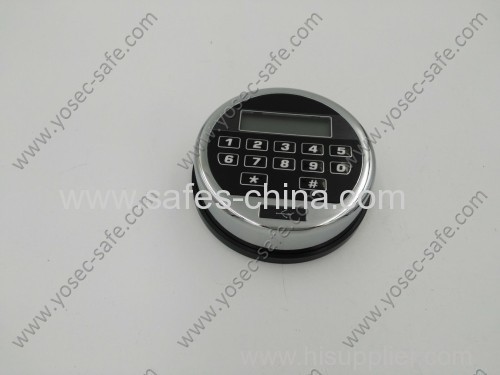 Motorized Electronic Square Bolt gun Safe Lock with mat keypad and LCD display