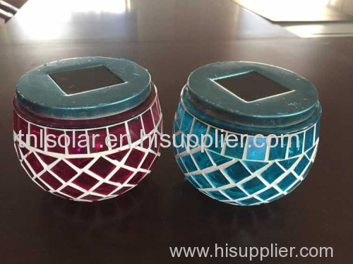 solar mosaic Jar solar mosaic