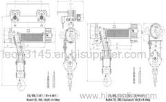 CD1/ MD1 Wirerope Electric Hoist(0.5T)