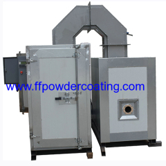 Gas fired powder coating oven