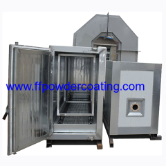 Gas fired powder coating oven