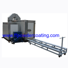 Gas fired powder coating oven