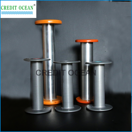 CREDIT OCEAN high press injection aluminium alloy bobbin for covering machine part