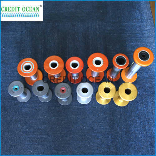 CREDIT OCEAN high press injection aluminium alloy bobbin for covering machine part