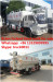 dongfeng 12cbm 120hp animal feed delivery truck for sale