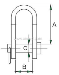 TOGGLE SHACKLE AISI 316
