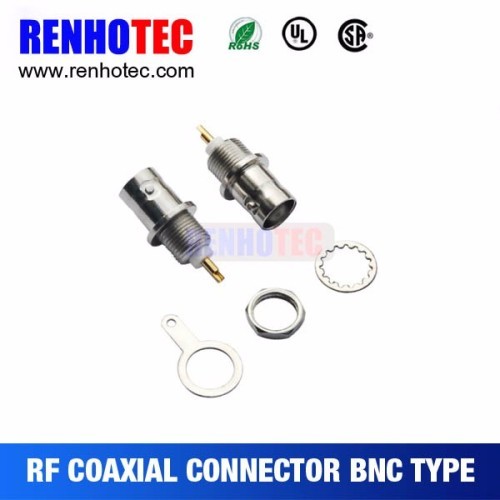 75ohm bnc jack female connector bnc adapter female connector R/A bnc connector bnc bulkhead panel